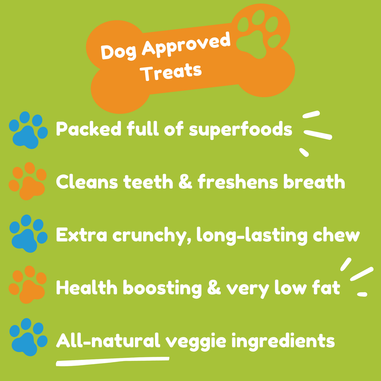 Green Goodness Dental Chews (Small-Medium Dogs) - 30 Dental Chews